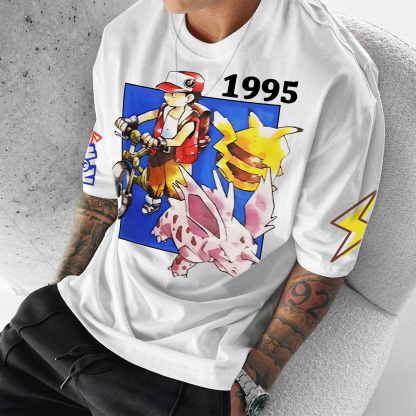 Unisex Anime Inspired Vintage T-Shirt-AnimeClothe