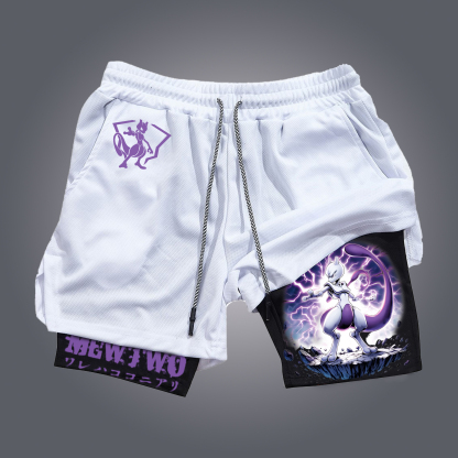 Unisex Casual Anime Streetwear Shorts-AnimeClothe