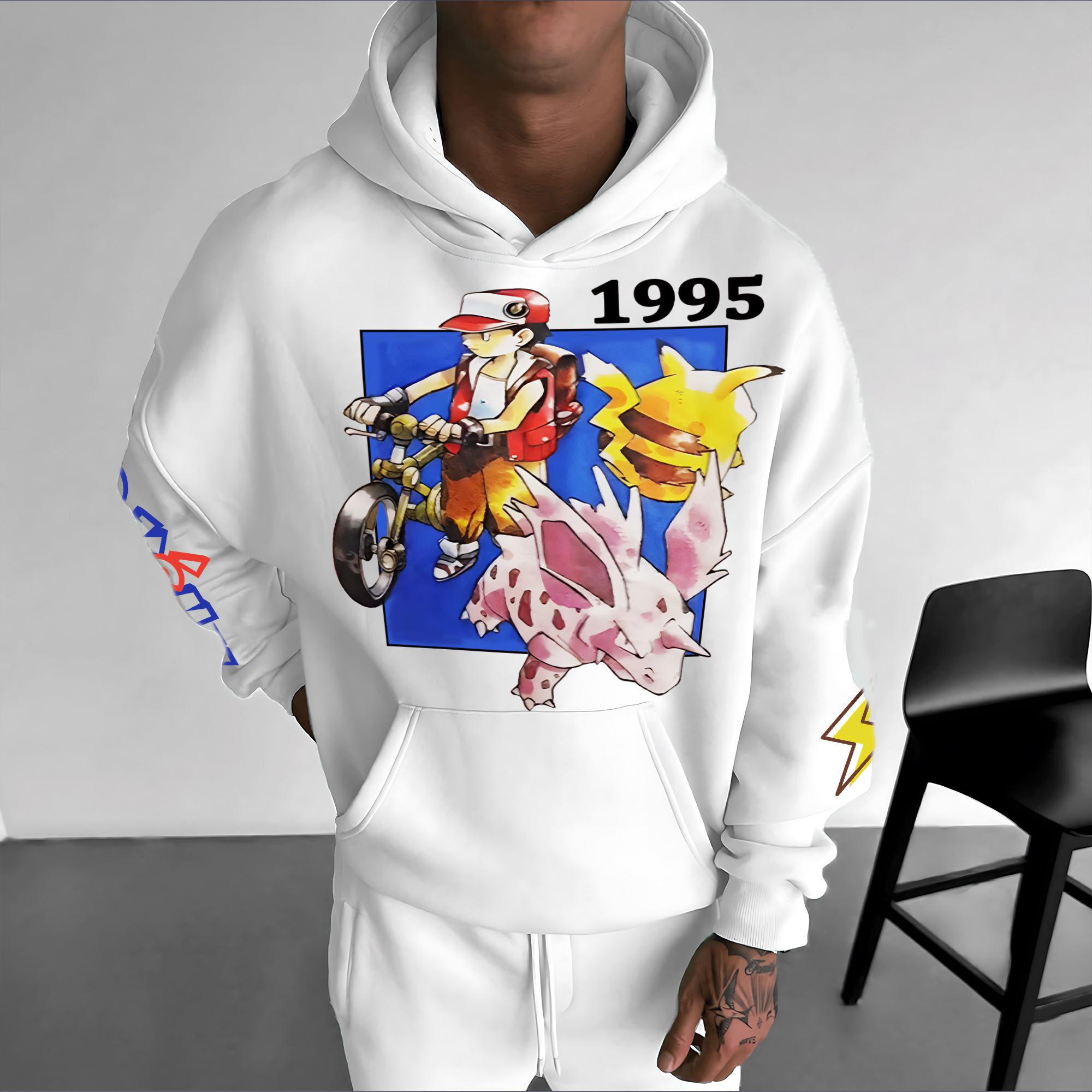 Unisex Anime Graphic Streetwear Vintage Hoodie-AnimeClothe