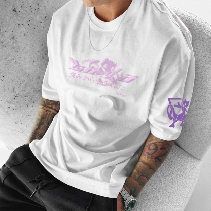 Unisex Anime Inspired Vintage T-Shirt-AnimeClothe