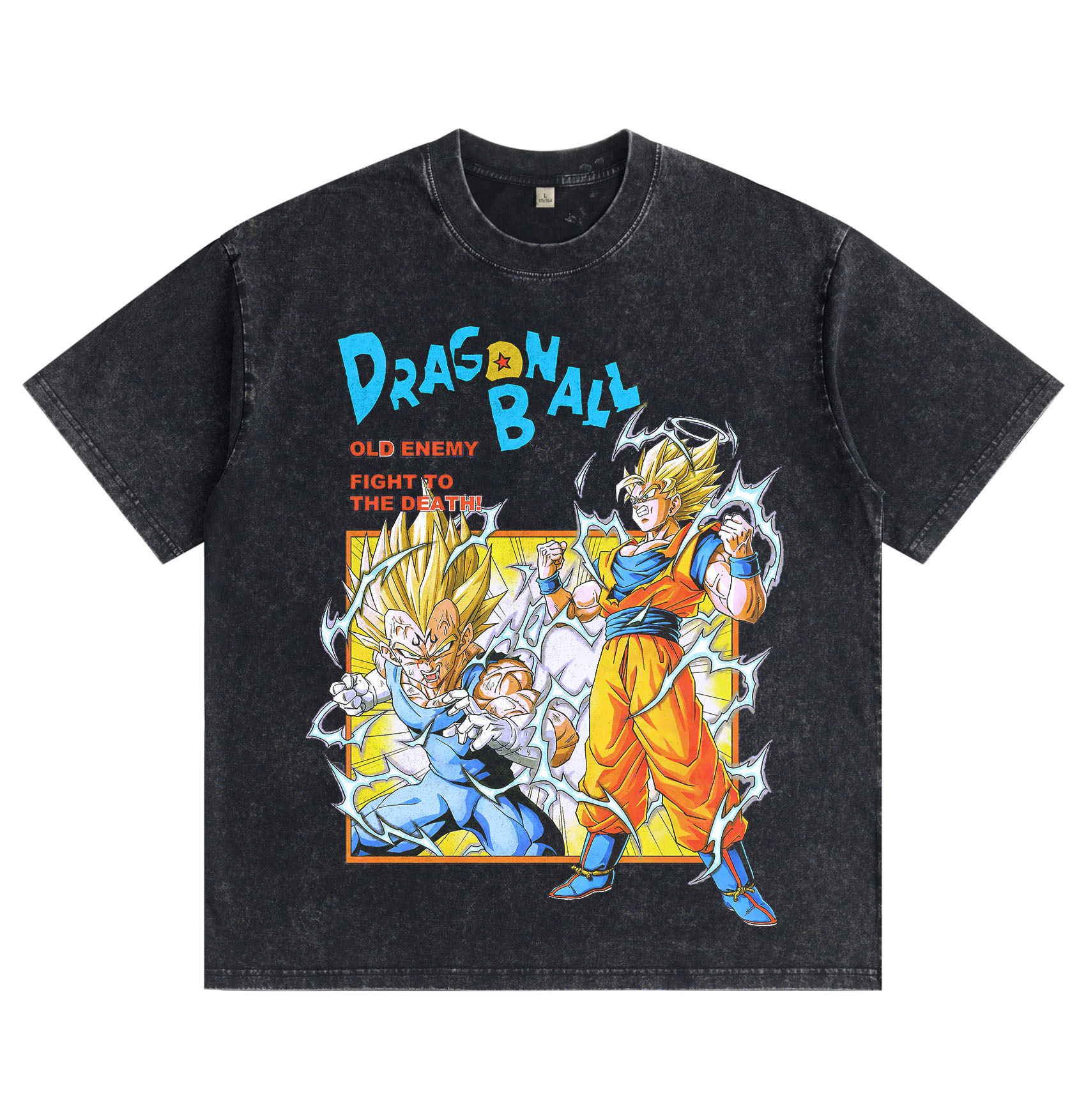 Dragon Ball Goku Vegeta Washed T-Shirt