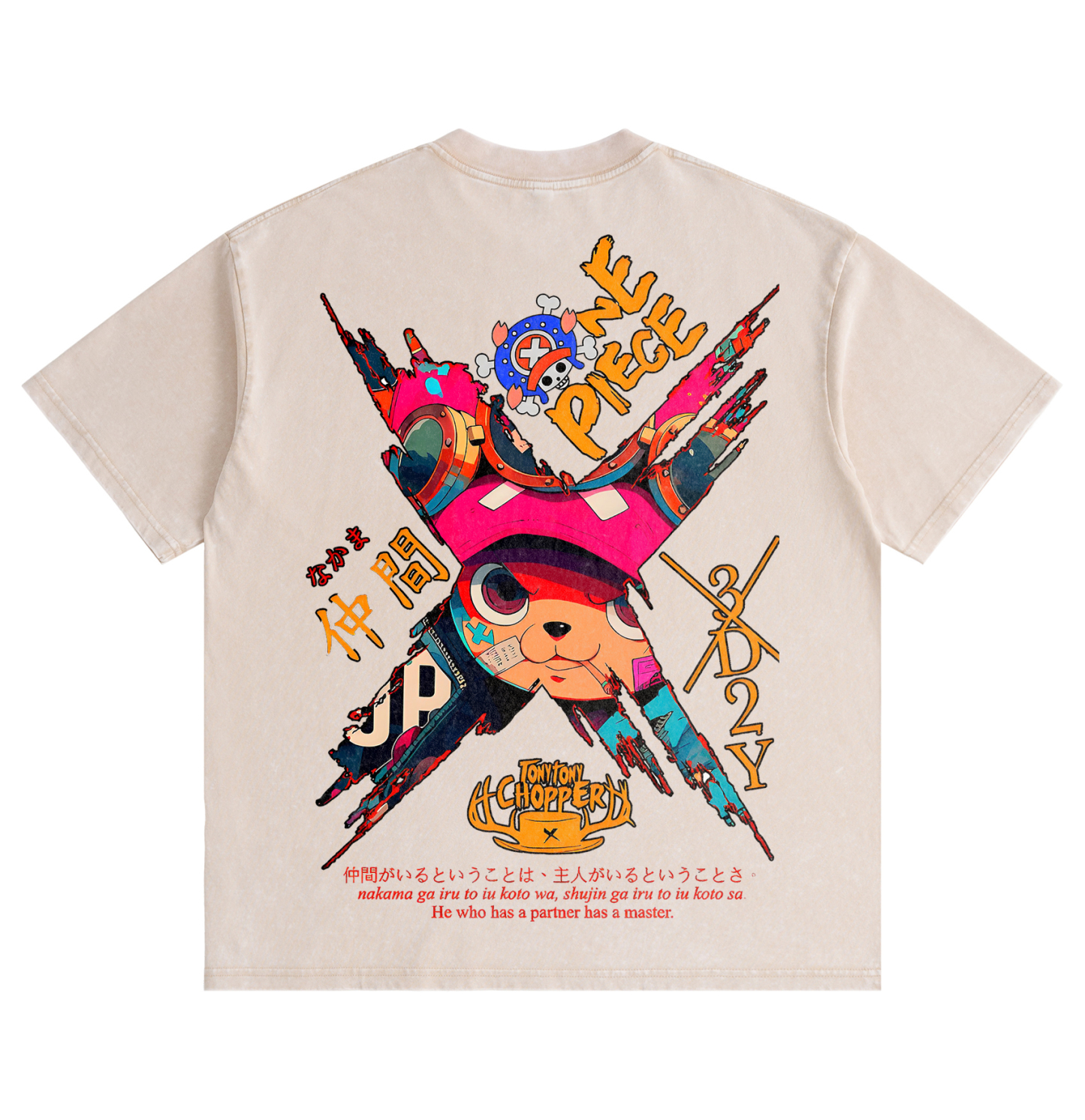 One Piece Tony Tony Chopper Washed T-shirt