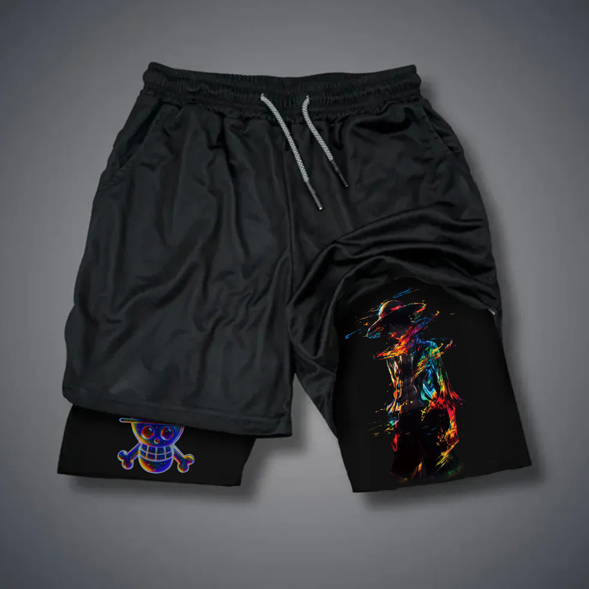 Unisex  Casual Anime Streetwear Shorts