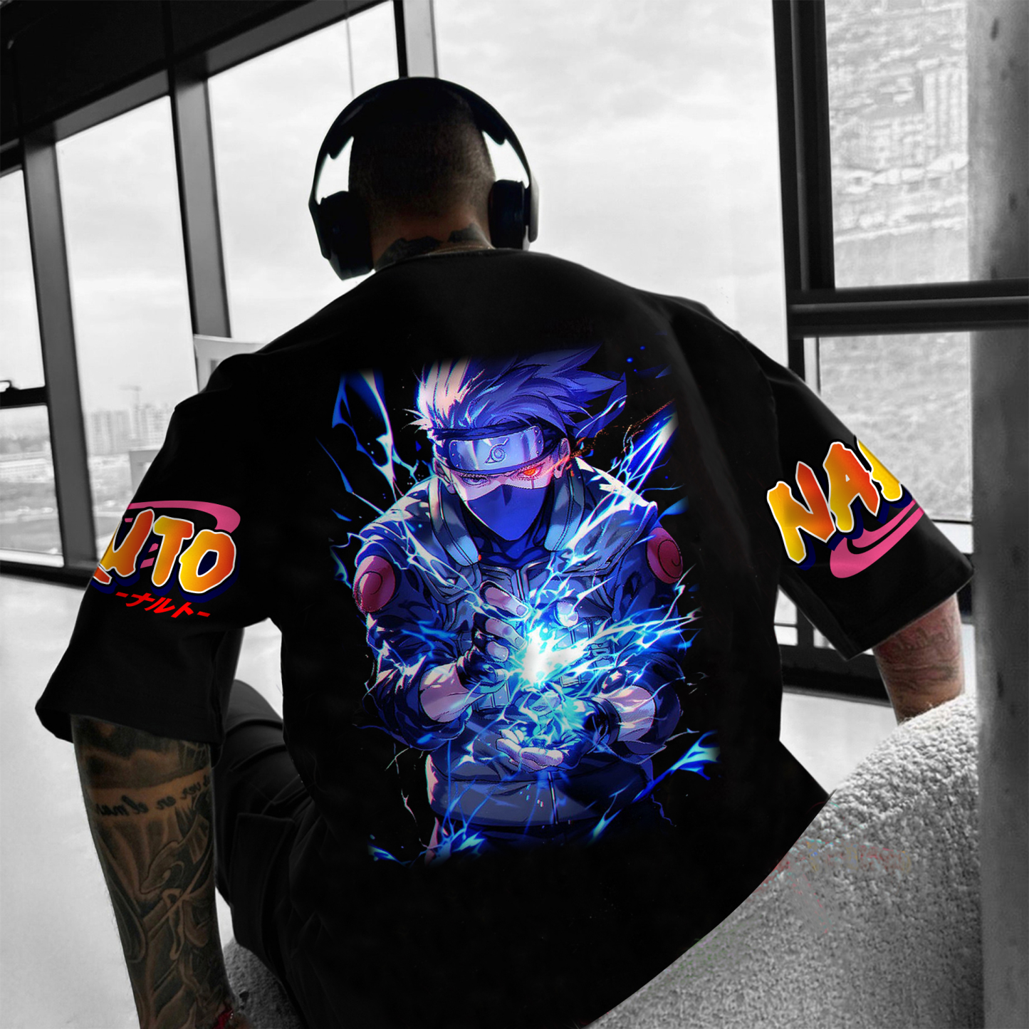 Unisex Anime “Naruto” Inspired Vintage T-Shirt