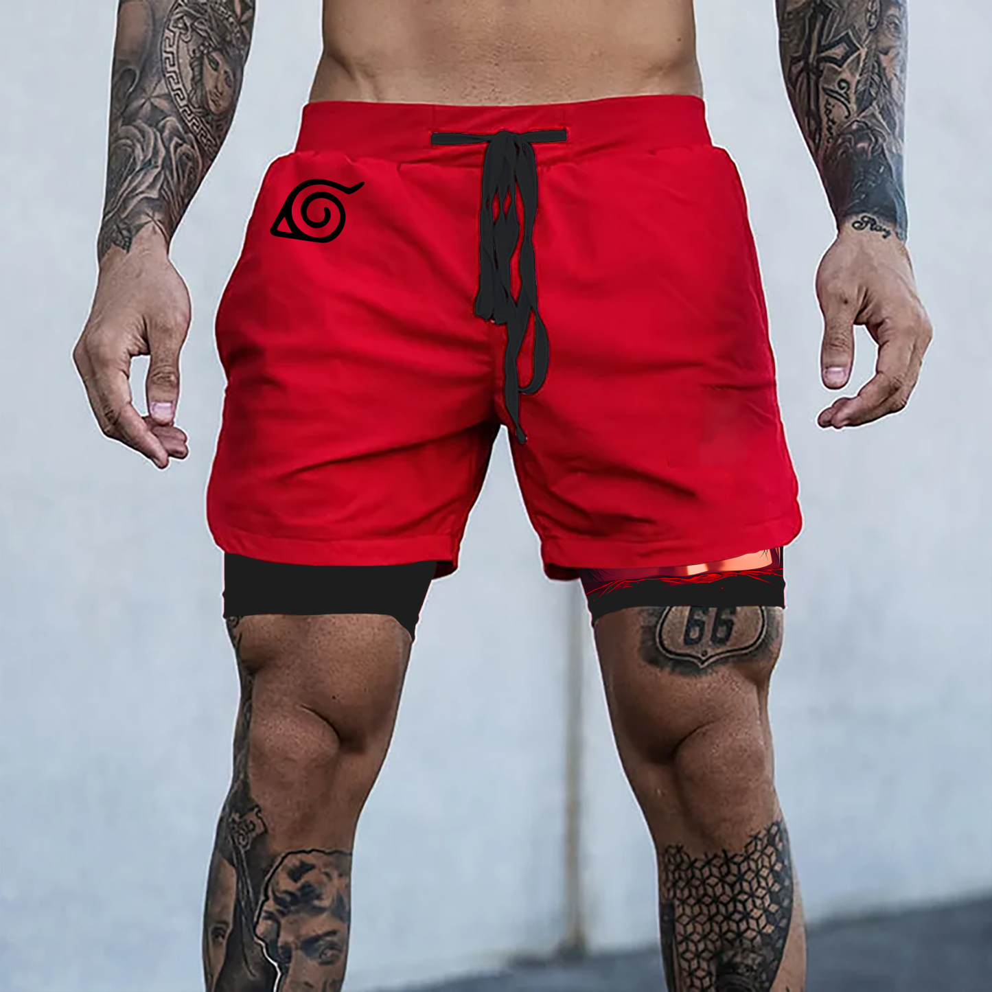 Unisex  Casual Anime Streetwear Shorts-AnimeClothe