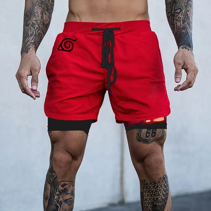 Unisex  Casual Anime Streetwear Shorts-AnimeClothe