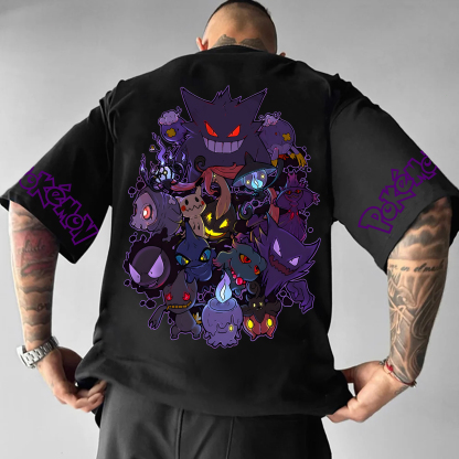 Unisex Anime Inspired Vintage T-Shirt-AnimeClothe