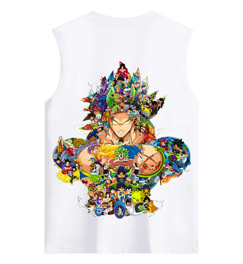 Unisex Anime Sleeveless Tank Top
