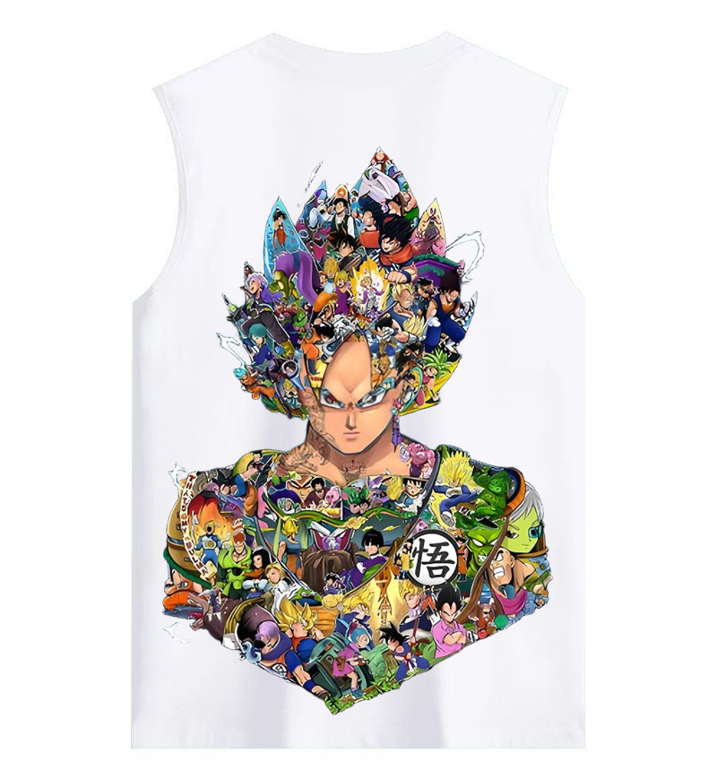 Unisex Anime Sleeveless Tank Top