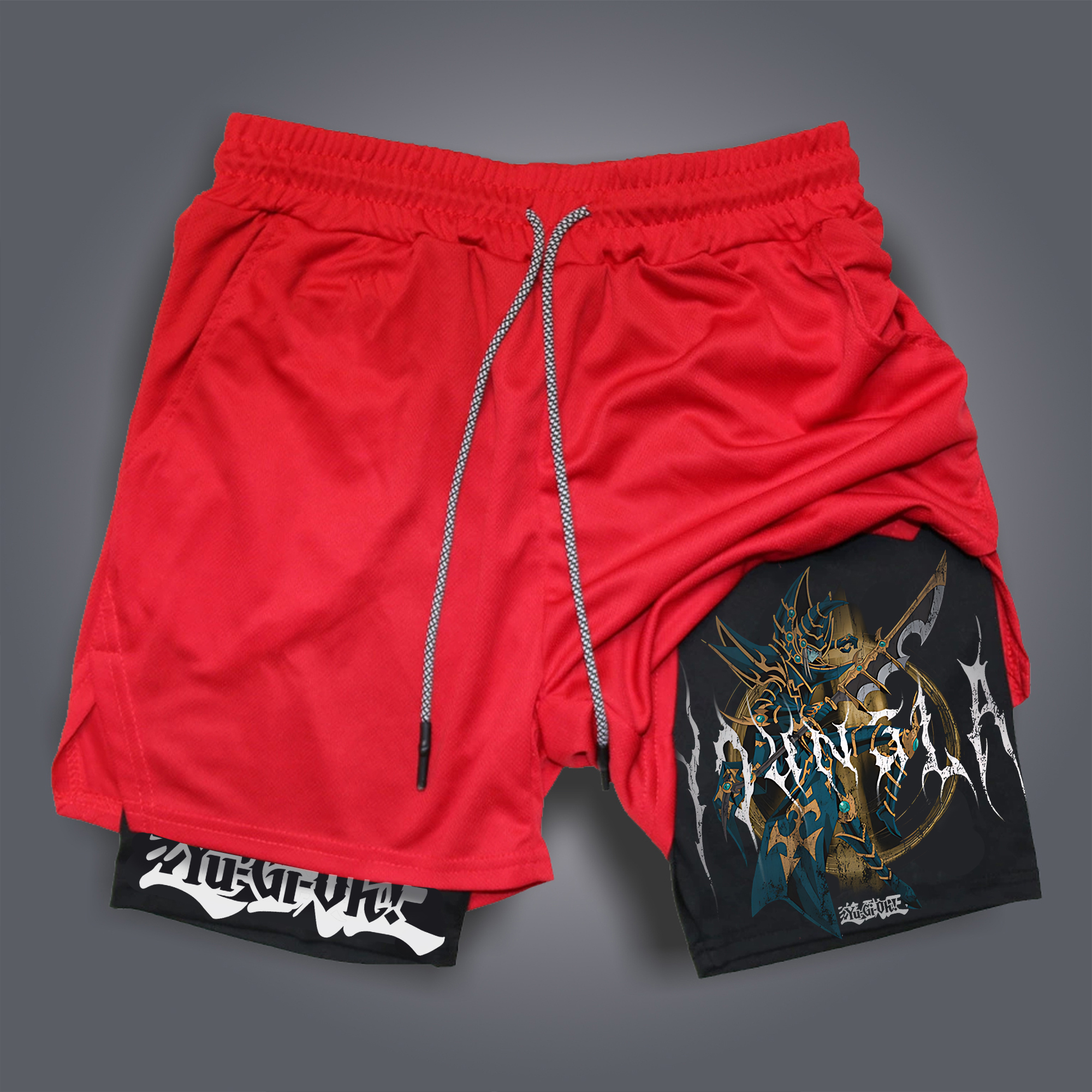 Unisex Anime Style Retro Shorts-AnimeClothe