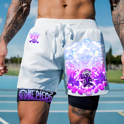 Unisex  “ONE PIECE” Casual Anime Streetwear Shorts