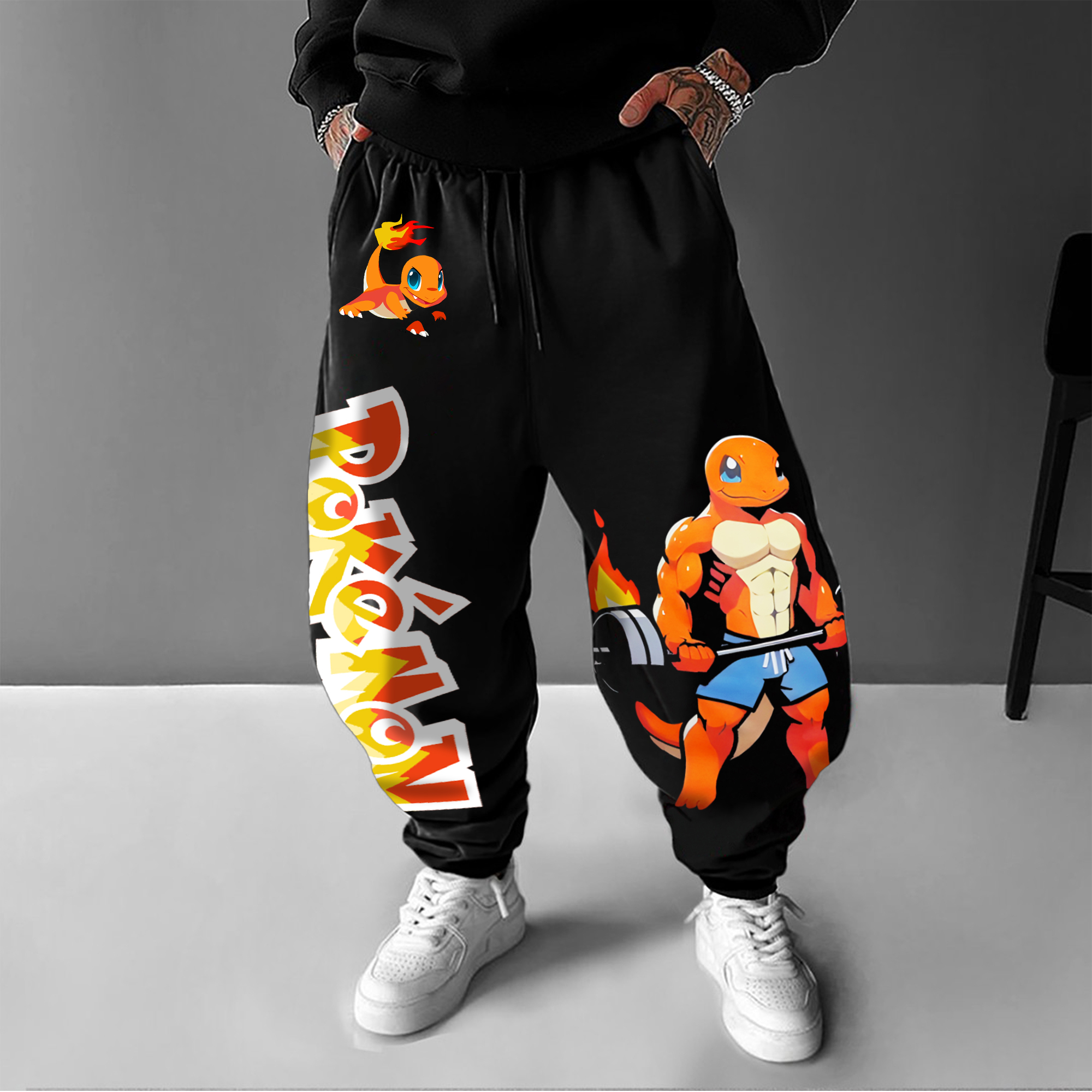 Unisex Casual Anime Streetwear Pants-AnimeClothe