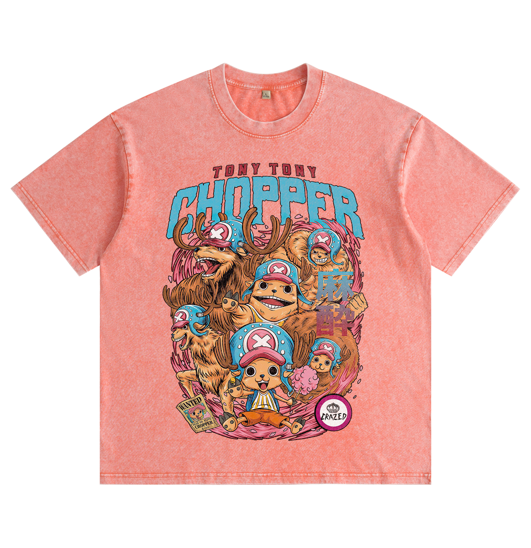 One Piece Tony Tony Chopper Washed T-shirt