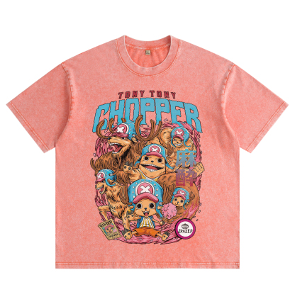One Piece Tony Tony Chopper Washed T-shirt