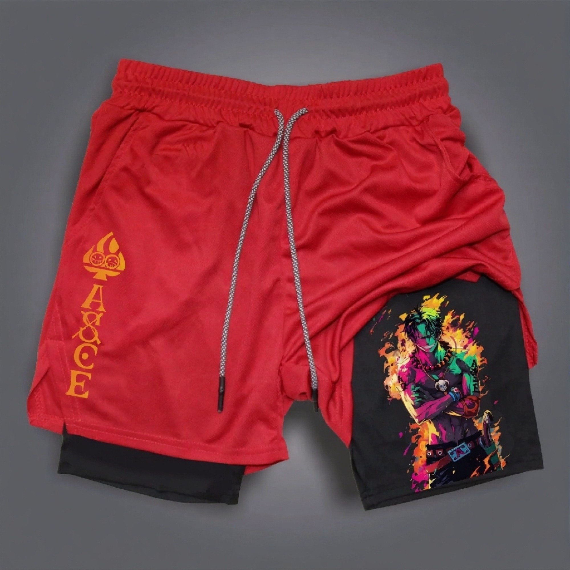 Unisex  Casual Anime Streetwear Shorts