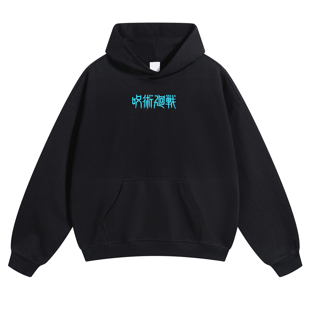 Oversized Unisex Jujutsu Kaisen Anime Print Hoodie-AnimeClothe