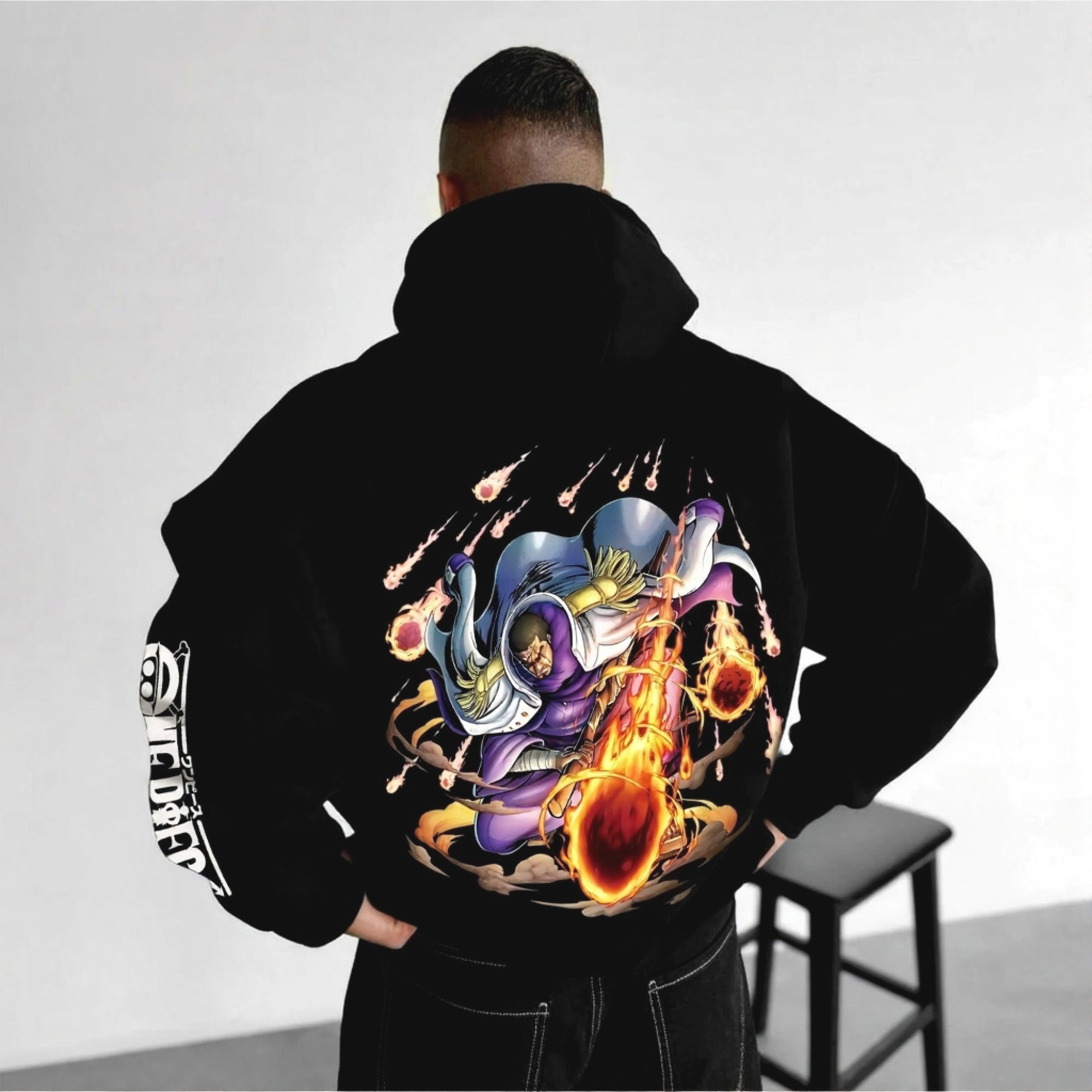 Unisex Anime Graphic Streetwear Vintage Hoodie