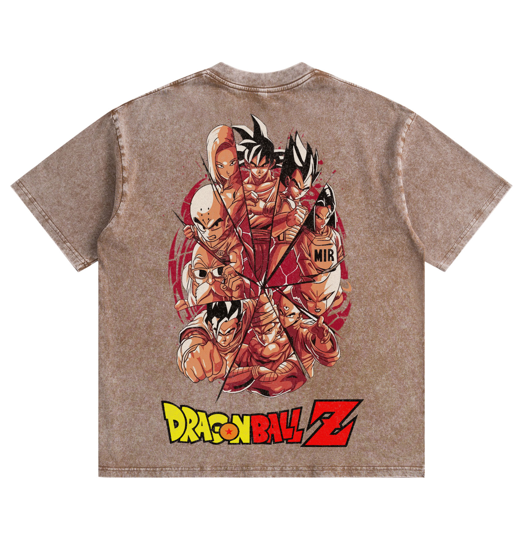 Dragon Ball Characters Vintage-Style T-Shirt