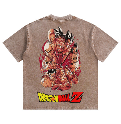 Dragon Ball Characters Vintage-Style T-Shirt