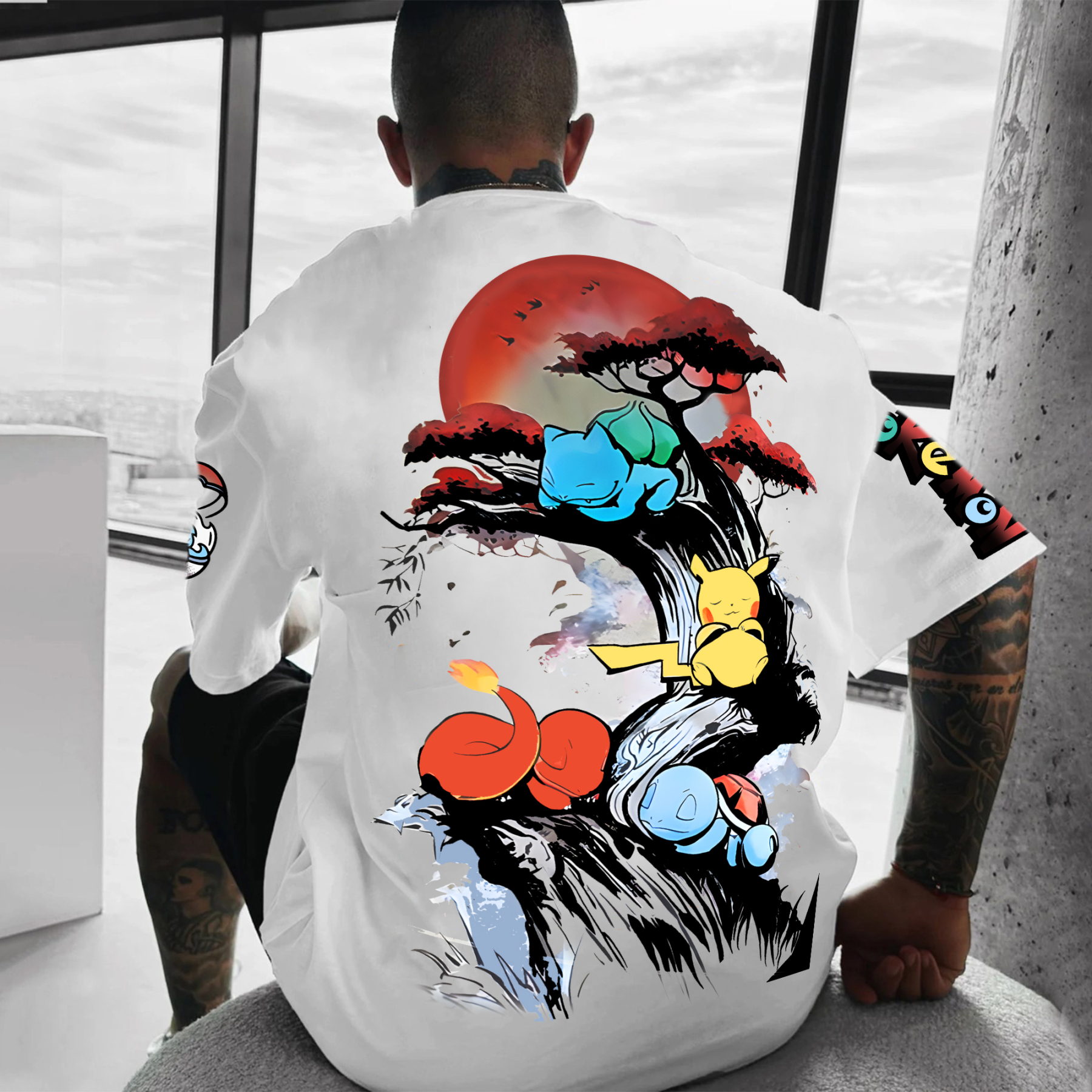Unisex Anime Inspired Vintage T-Shirt-AnimeClothe