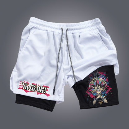 Unisex Anime Style Retro Shorts-AnimeClothe