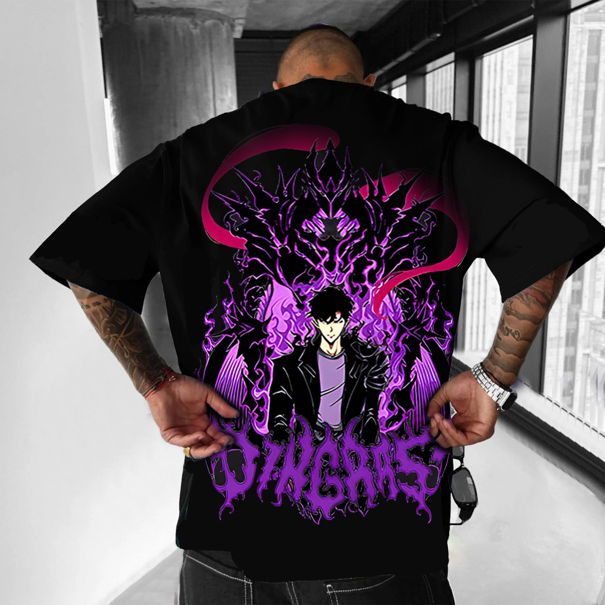 Unisex Anime Inspired Vintage T-Shirt-AnimeClothe