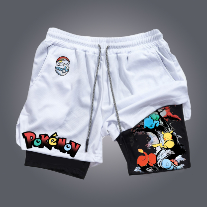 Unisex Casual Anime Streetwear Shorts-AnimeClothe