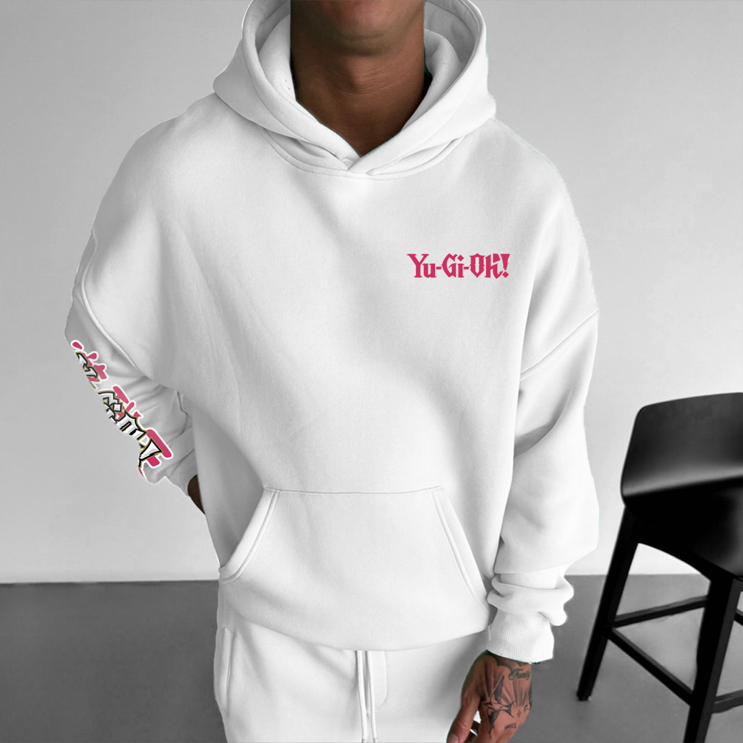 Unisex Anime Style Retro Hoodie