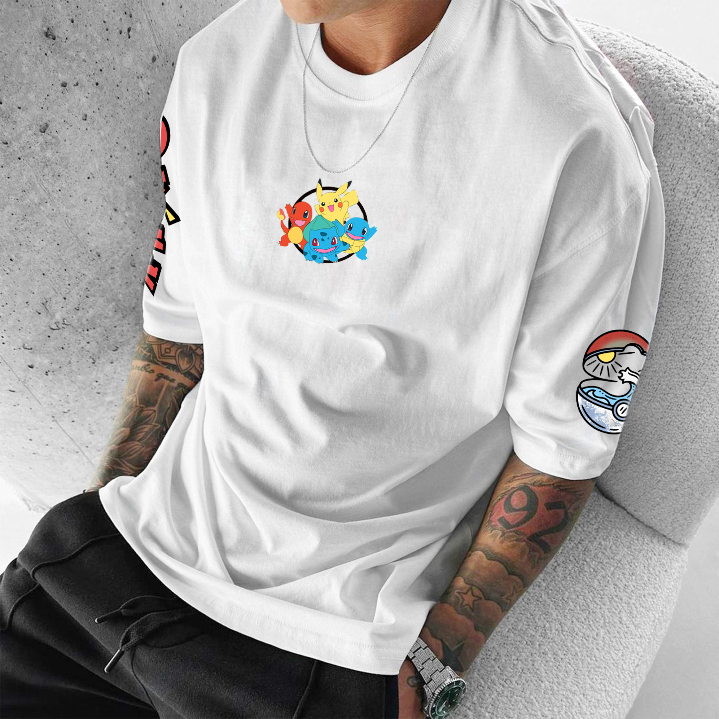 Unisex Anime Inspired Vintage T-Shirt-AnimeClothe
