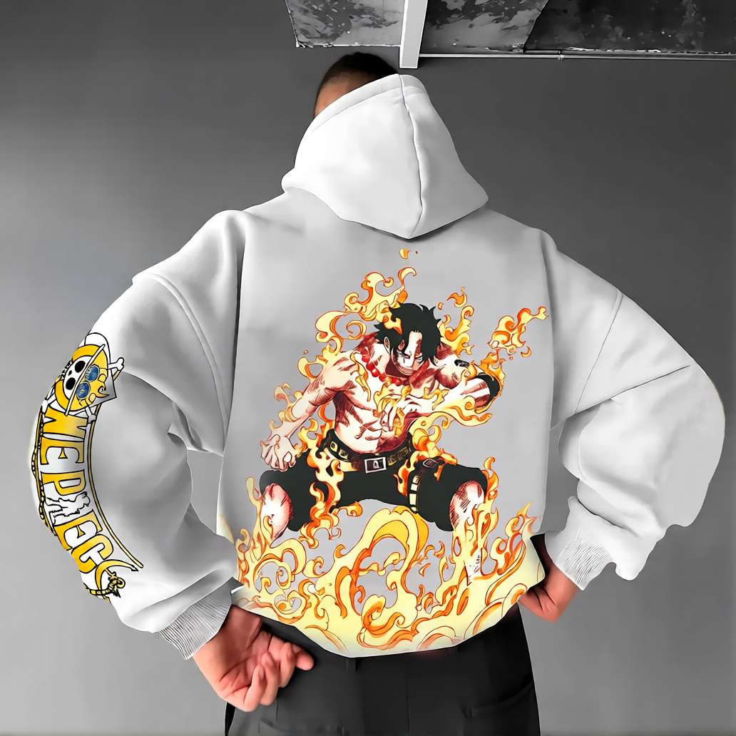 Unisex Anime Graphic Streetwear Vintage Hoodie