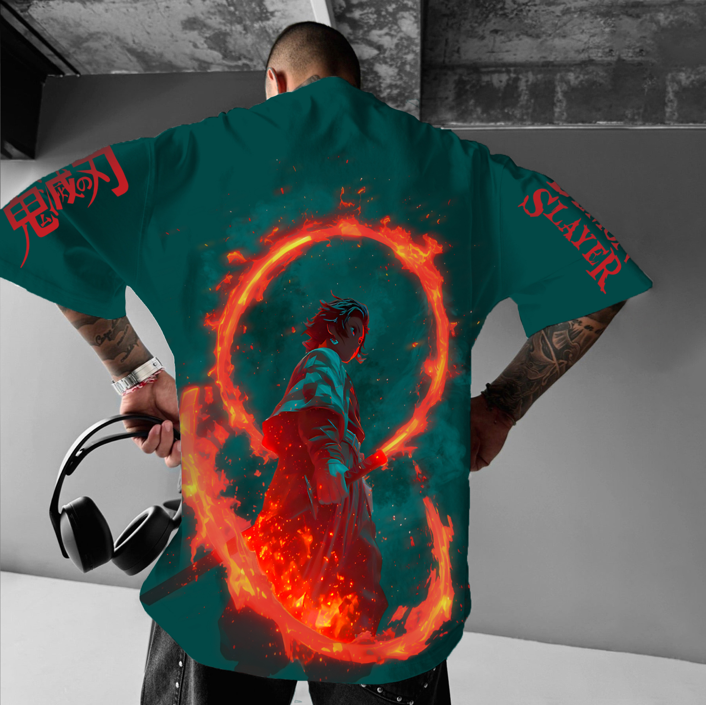 Unisex  " Demon Slayer" Anime Inspired Vintage T-Shirt-AnimeClothe