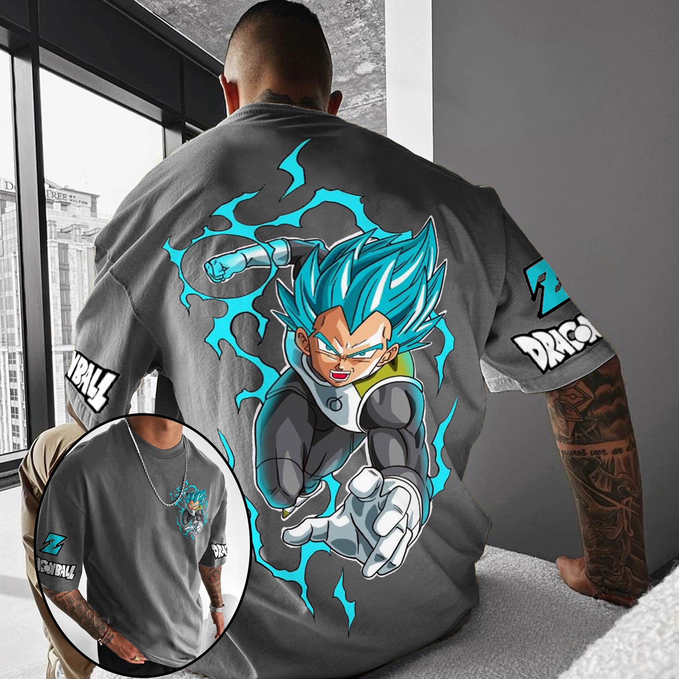 Unisex Anime Inspired Graphic Streetwear Vintage T-shirt
