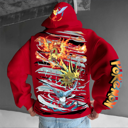 Unisex Anime Graphic Streetwear Vintage Hoodie-AnimeClothe