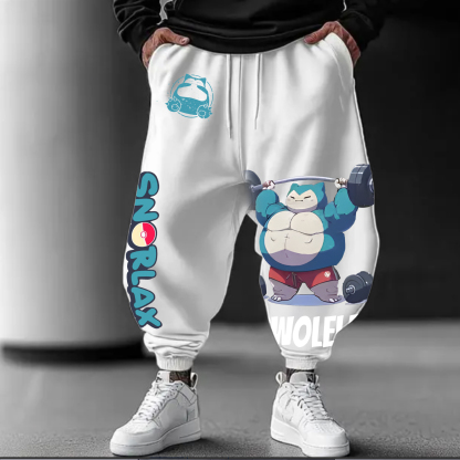 Unisex   Casual Anime Streetwear Pants-AnimeClothe
