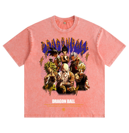 Dragon Ball International Gesture — Washed & Distressed T-Shirt