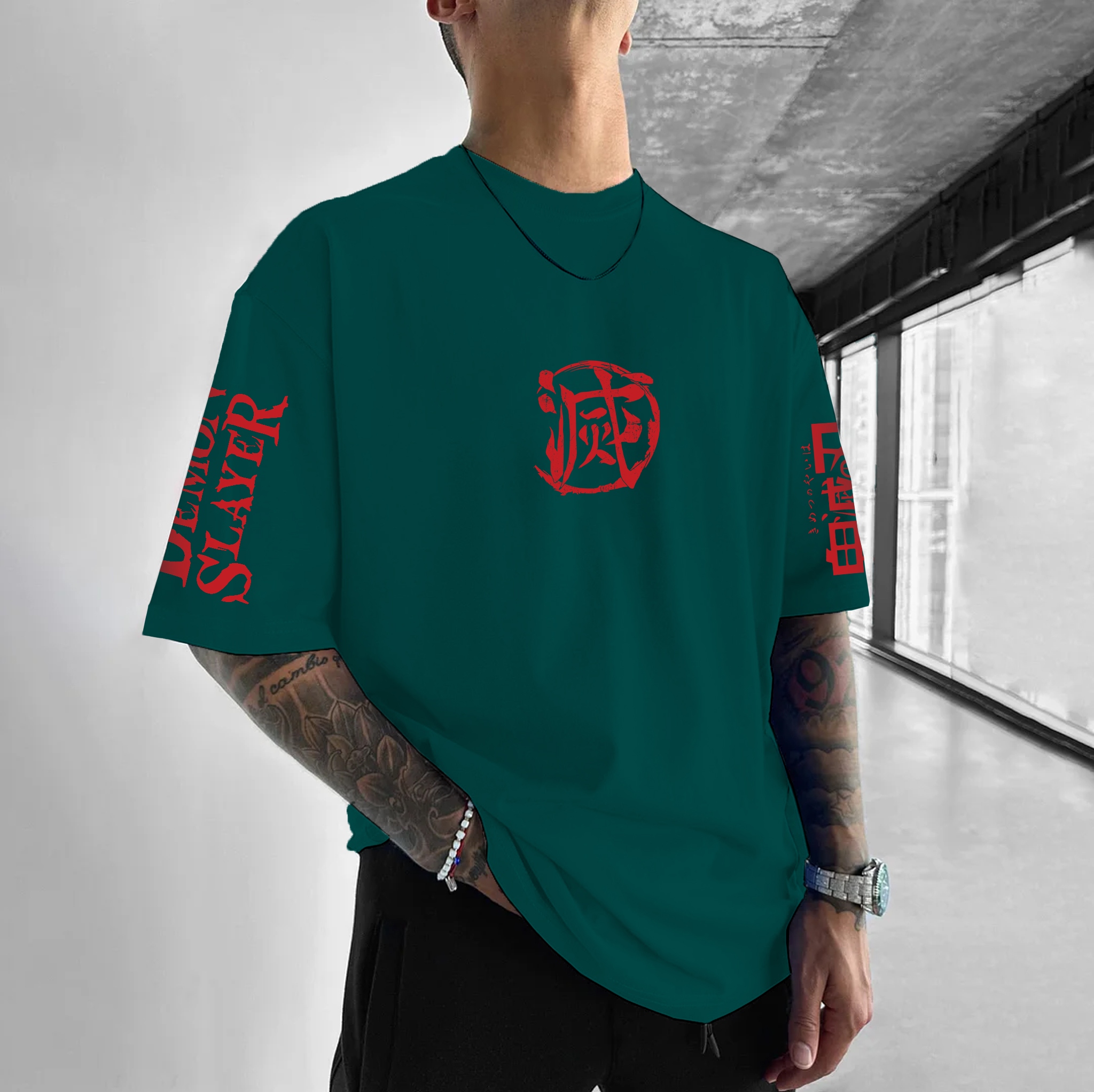 Unisex  " Demon Slayer" Anime Inspired Vintage T-Shirt-AnimeClothe