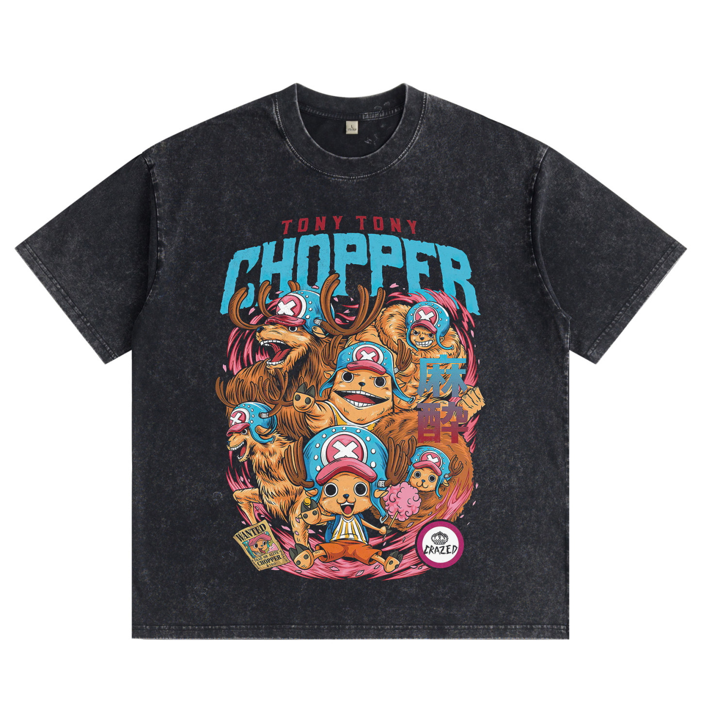 One Piece Tony Tony Chopper Washed T-shirt