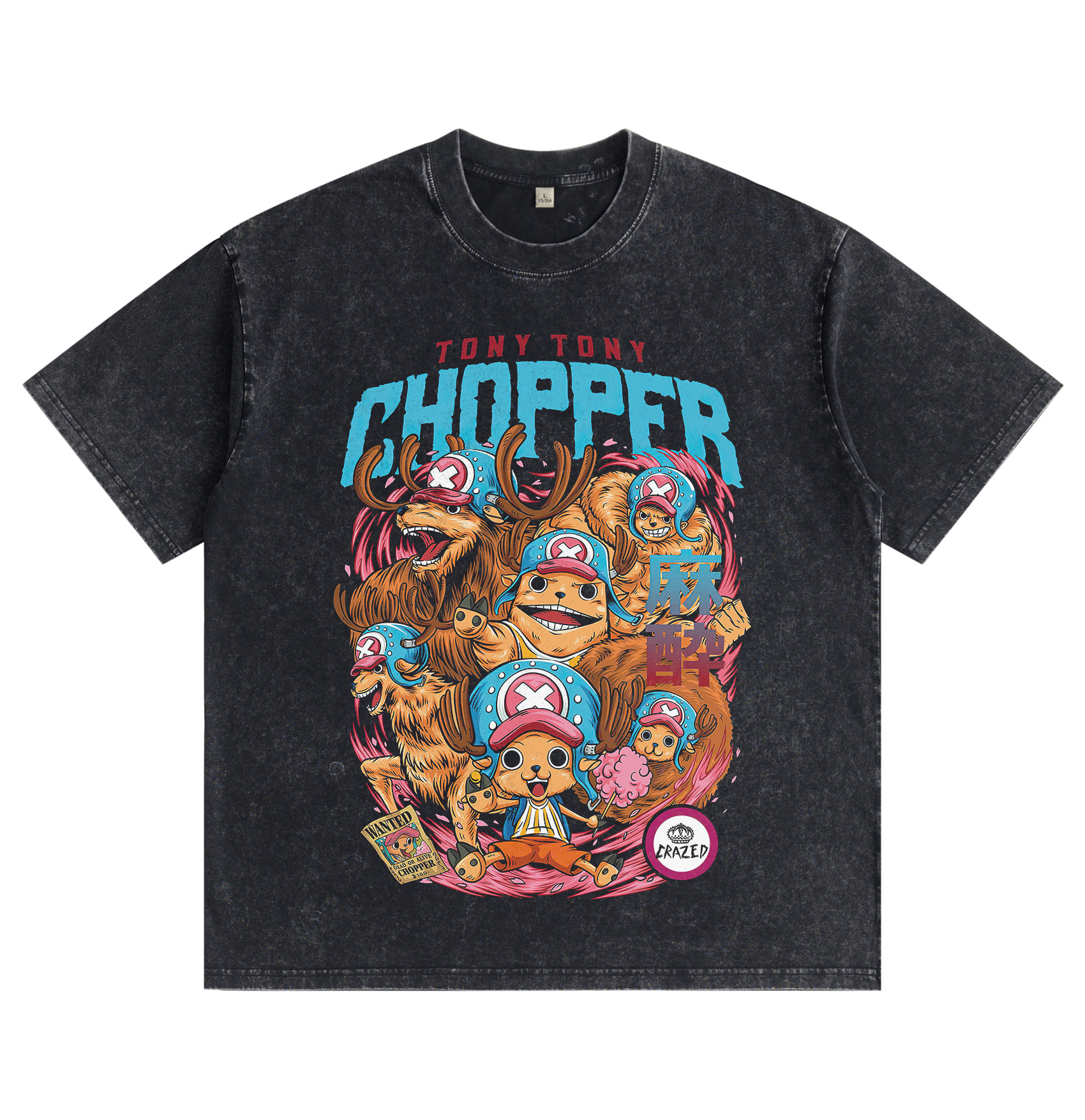 One Piece Tony Tony Chopper Washed T-shirt