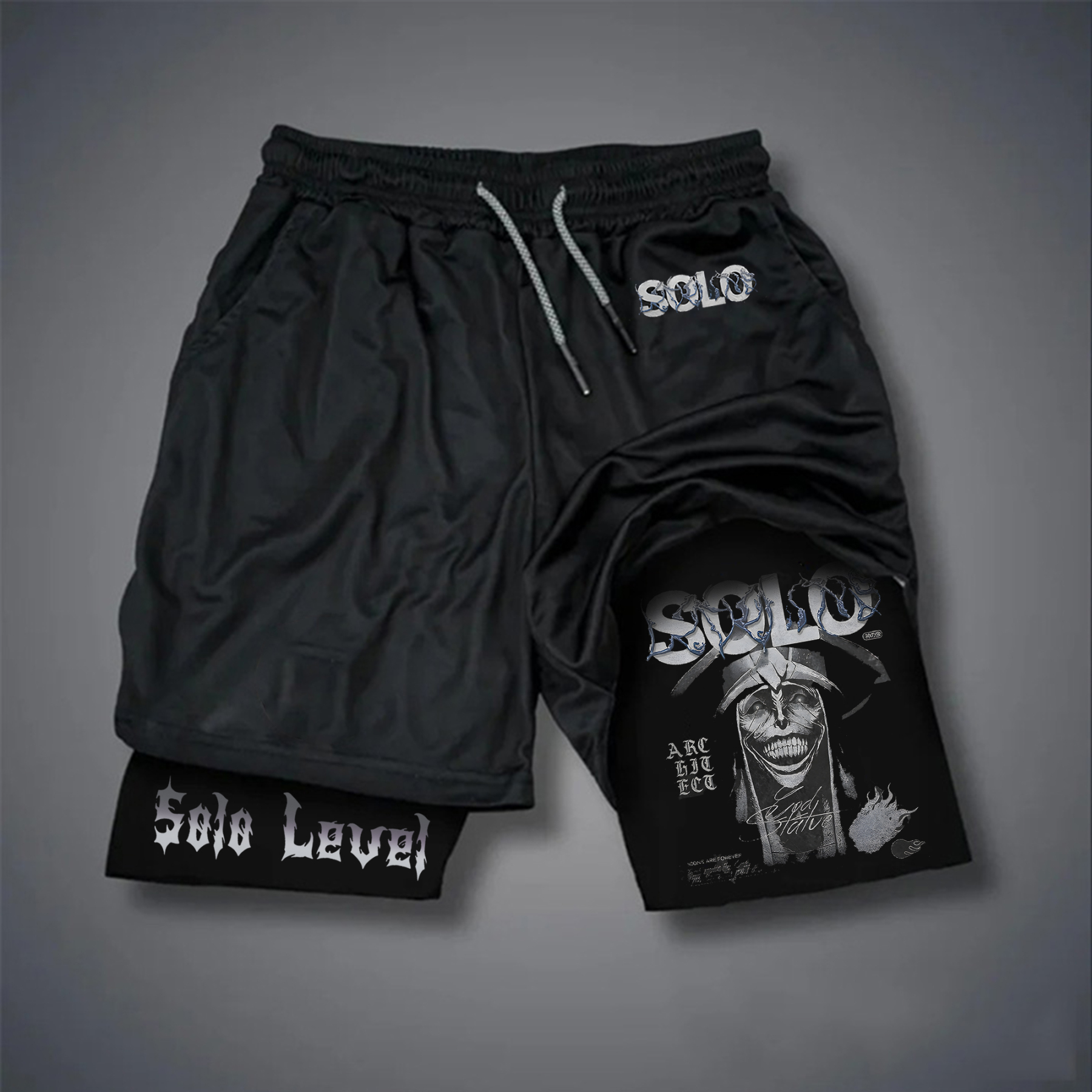 Unisex Casual Anime Streetwear Shorts-AnimeClothe