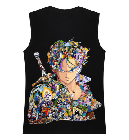 Unisex Anime Sleeveless Tank Top