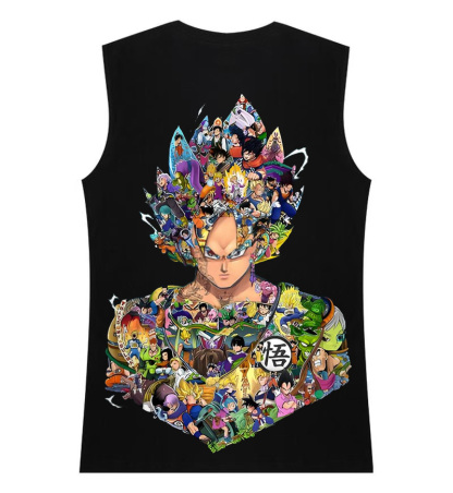 Unisex Anime Sleeveless Tank Top