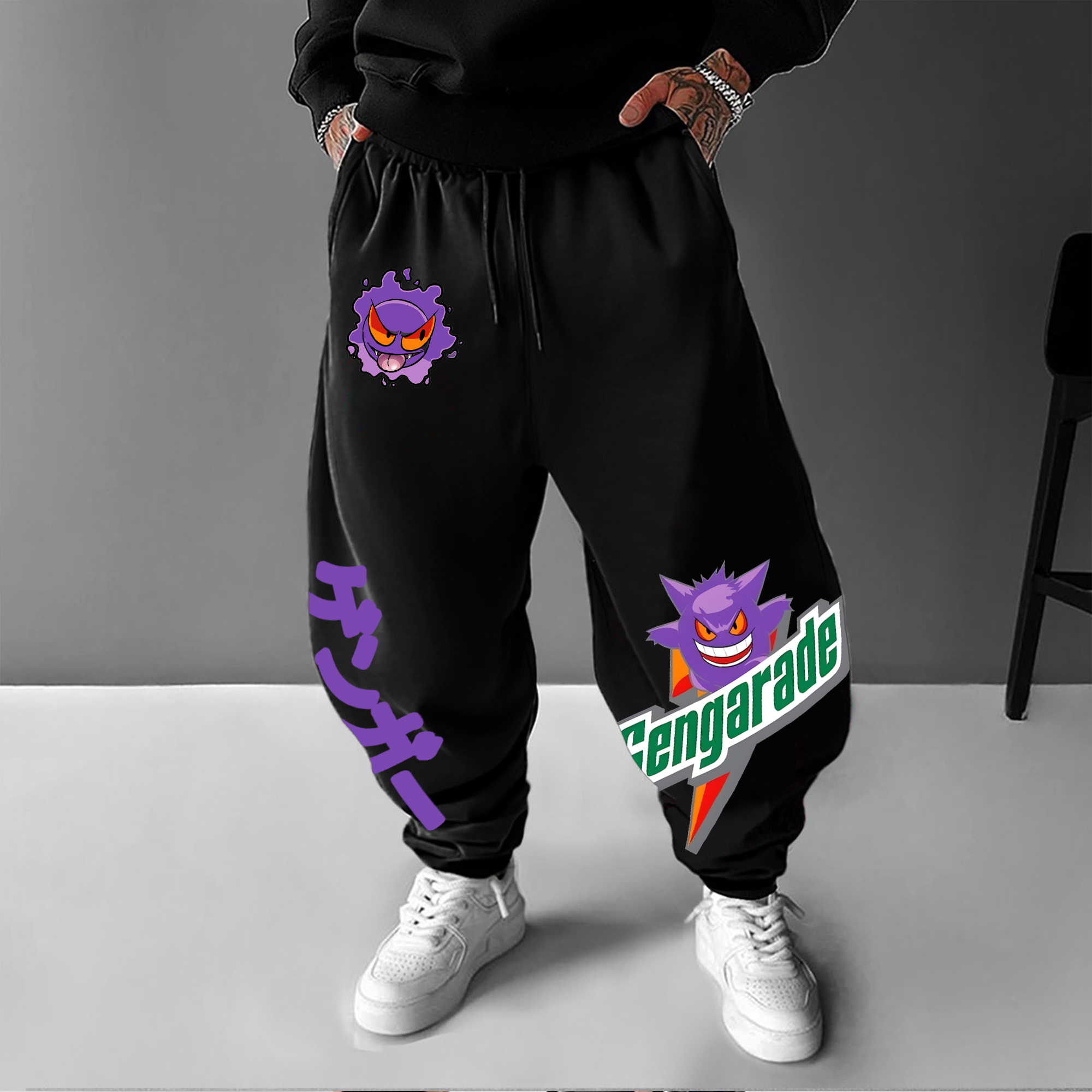 Unisex Casual Anime Streetwear Pants-AnimeClothe