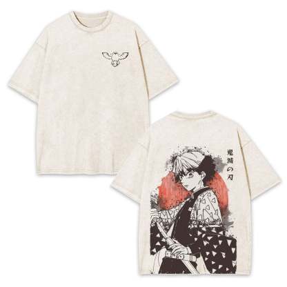 Unisex Anime Inspired Vintage T-Shirt