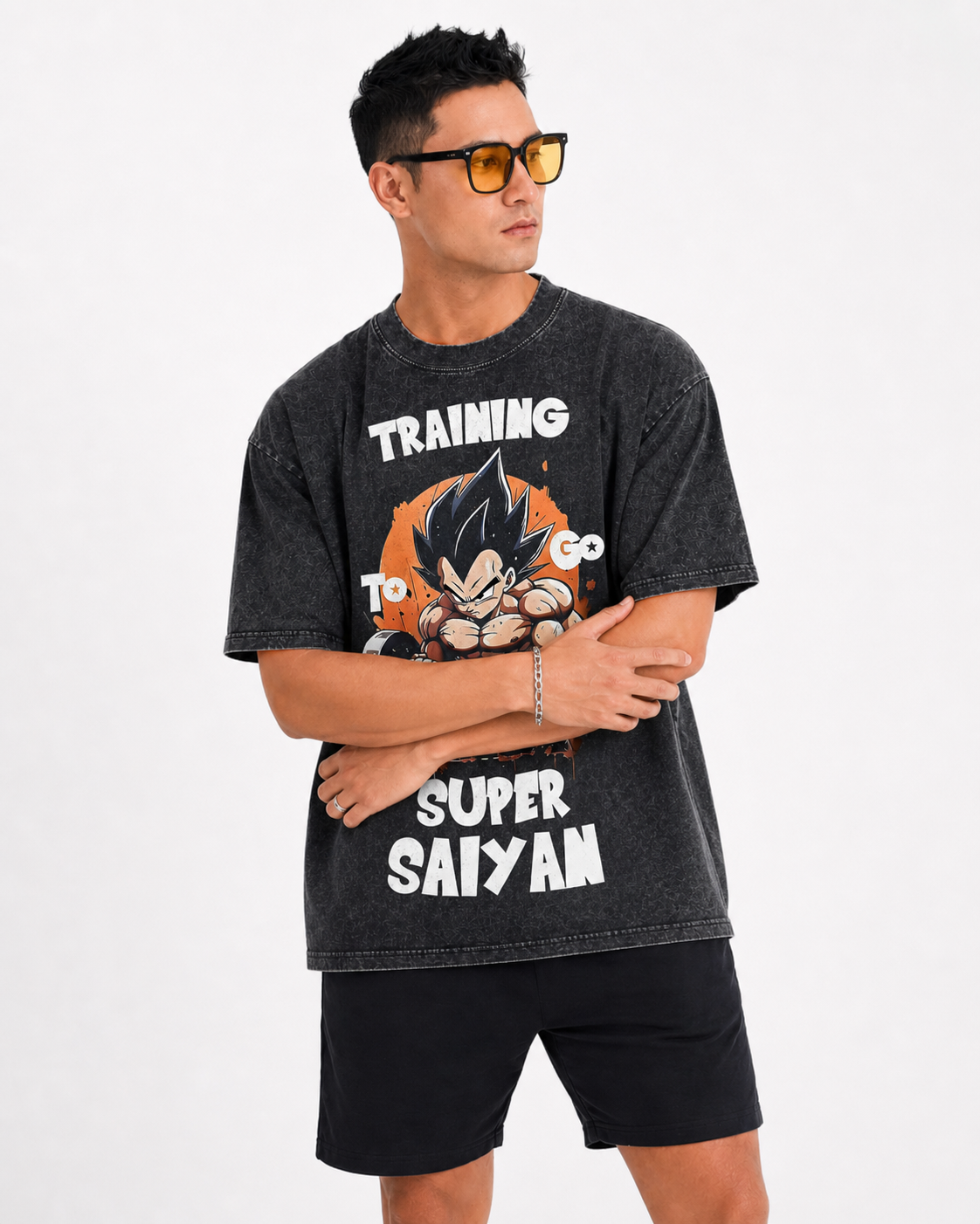 Dragon Ball Vegeta Washed T-Shirt