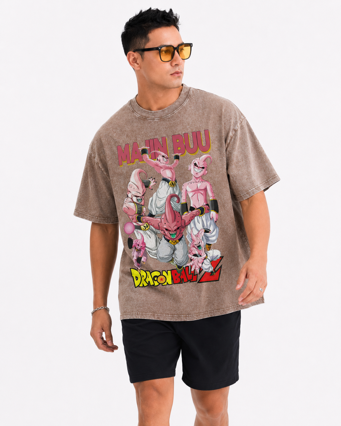 Dragon Ball Majin Buu Distressed T-Shirt