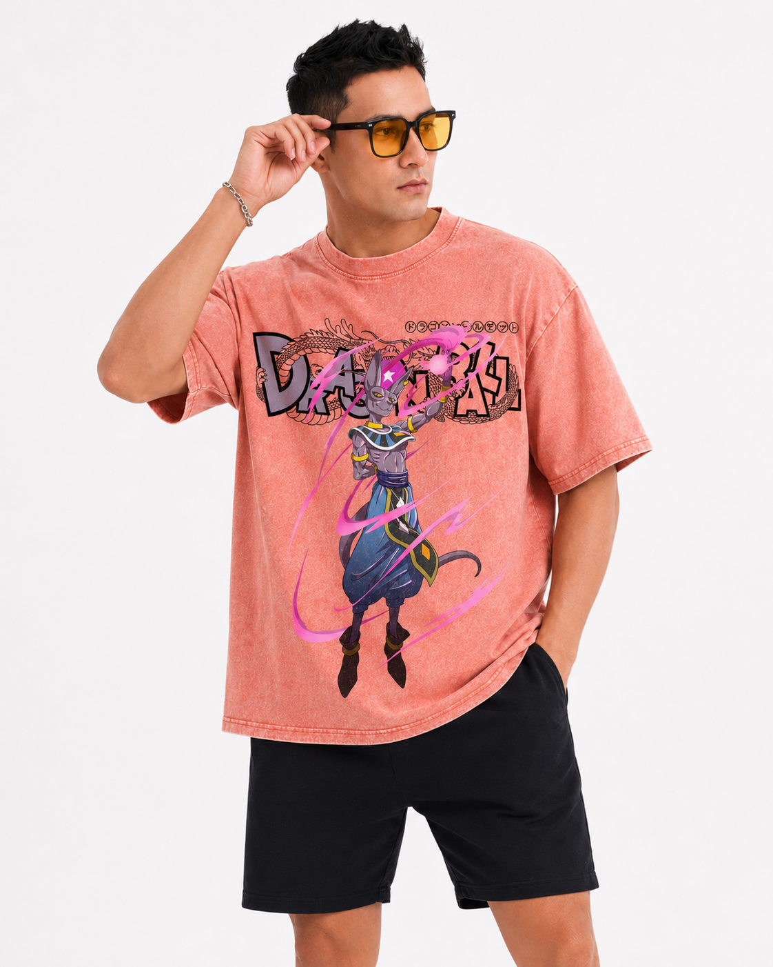 Dragon Ball Beerus Washed T-shirt