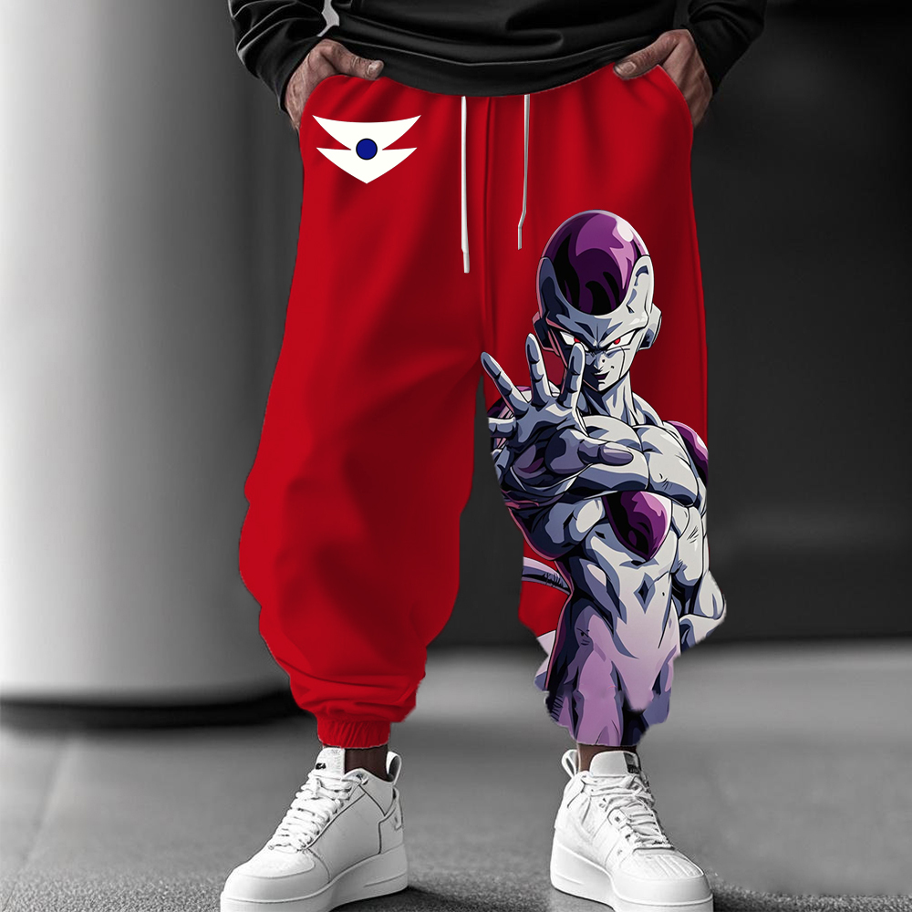 Unisex Anime Graphic Streetwear Vintage Pants-AnimeClothe