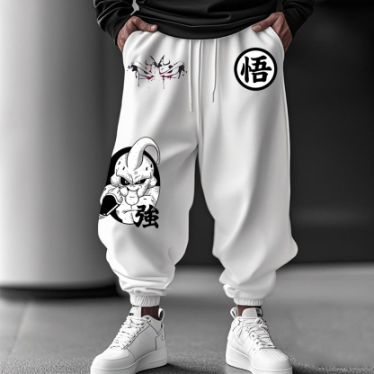 Unisex Anime Graphic Streetwear Vintage Pants-AnimeClothe
