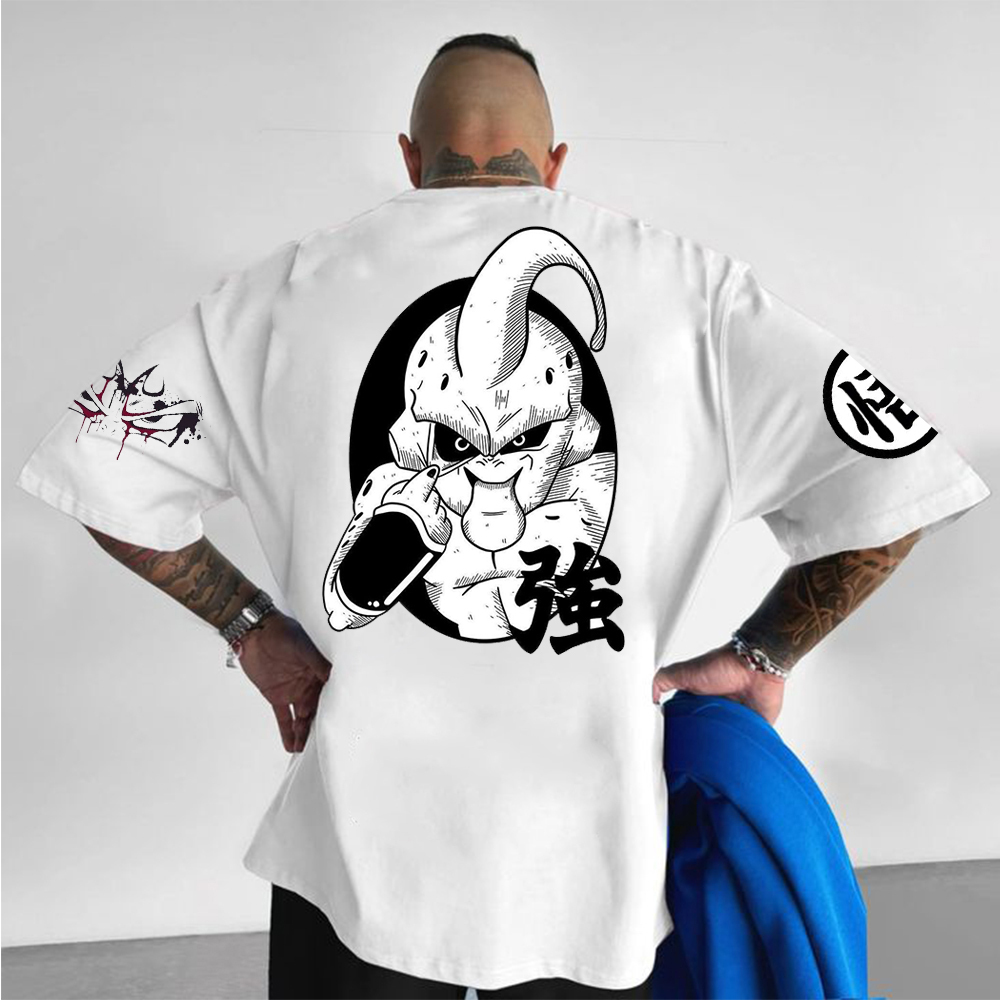Unisex Anime Graphic Streetwear Vintage T-shirt-AnimeClothe