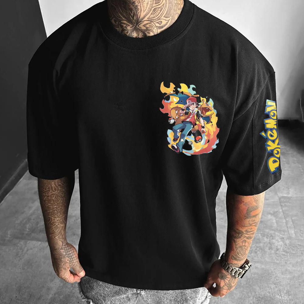  Charizard short-sleeved T-shirt-AnimeClothe